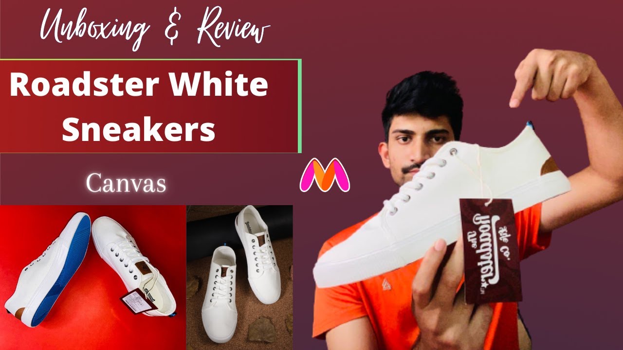 Buy Roadster Men White Colourblocked Lightweight Sneakers - Casual Shoes  for Men 19196896 | Myntra
